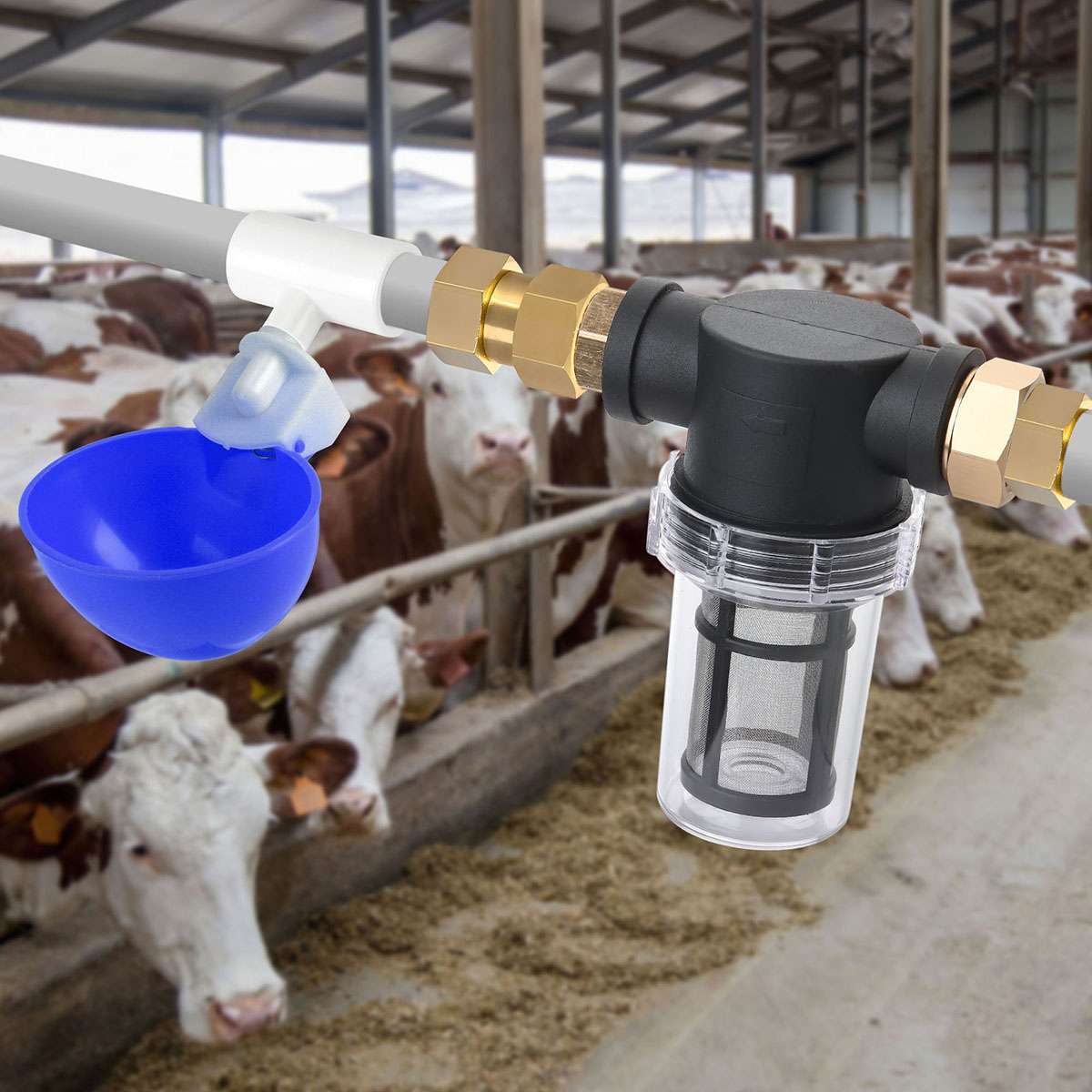 Garden Hose Inlet Filter Inline Water Pressure Washer Washing Machine Sediment