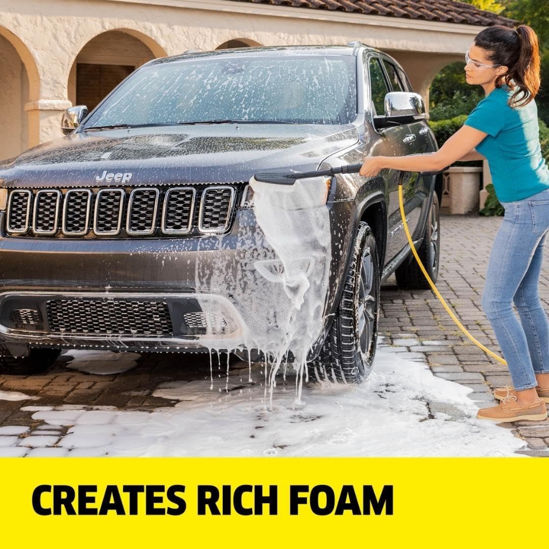 Eco-Friendly 128 Oz Kärcher Vehicle Wash & Wax – Makes 20 Gallons of Cleaner