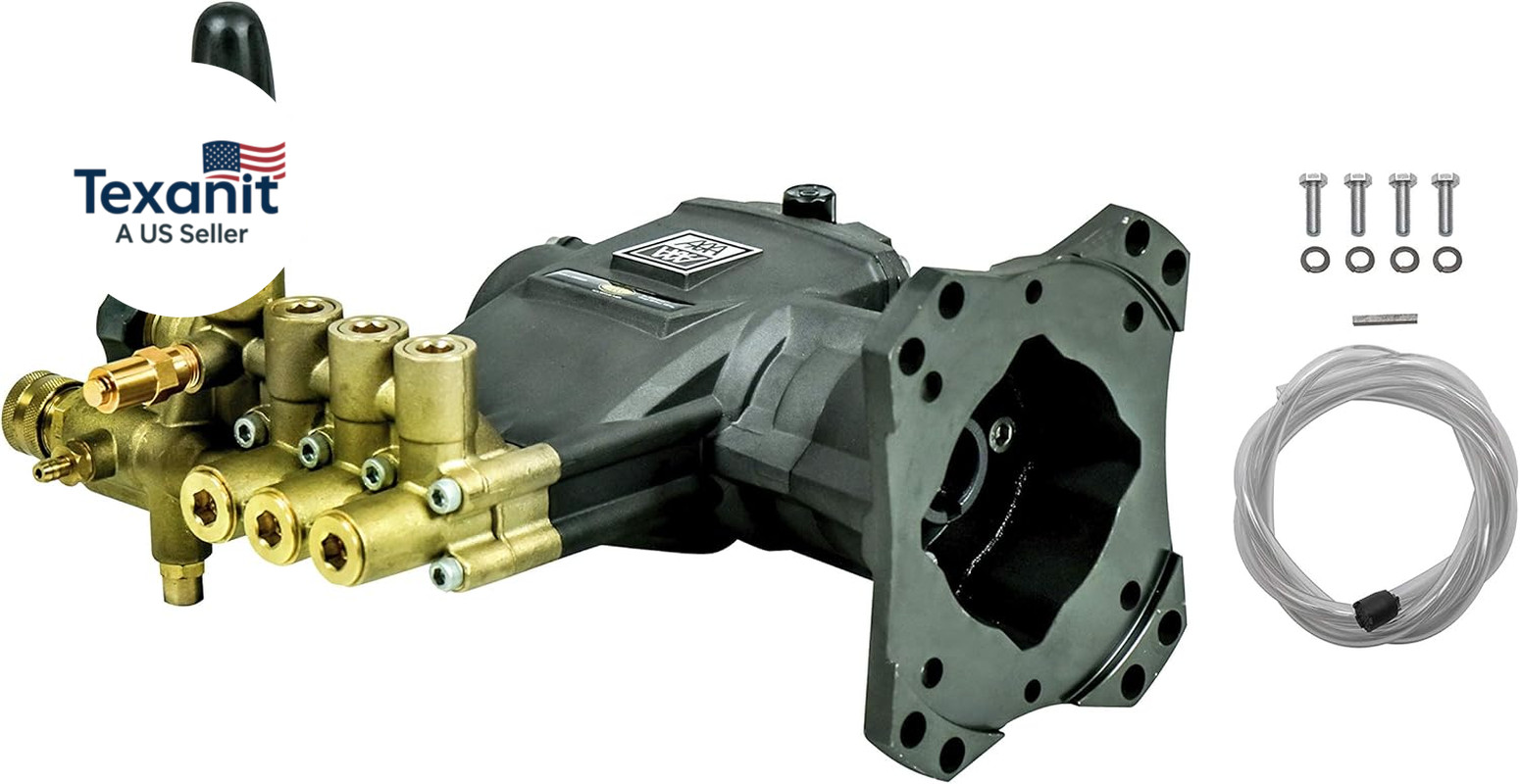 90039 Horizontal Triplex Plunger Replacement Pressure Washer Pump Kit, 4000 PSI,