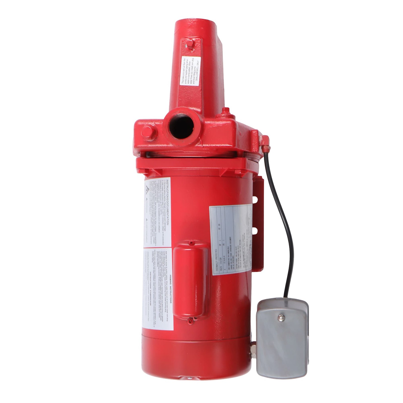 Cast Iron Shallow Well Jet Pump 1 HP 23 GPM 115/230 Volt for Irrigation 602208