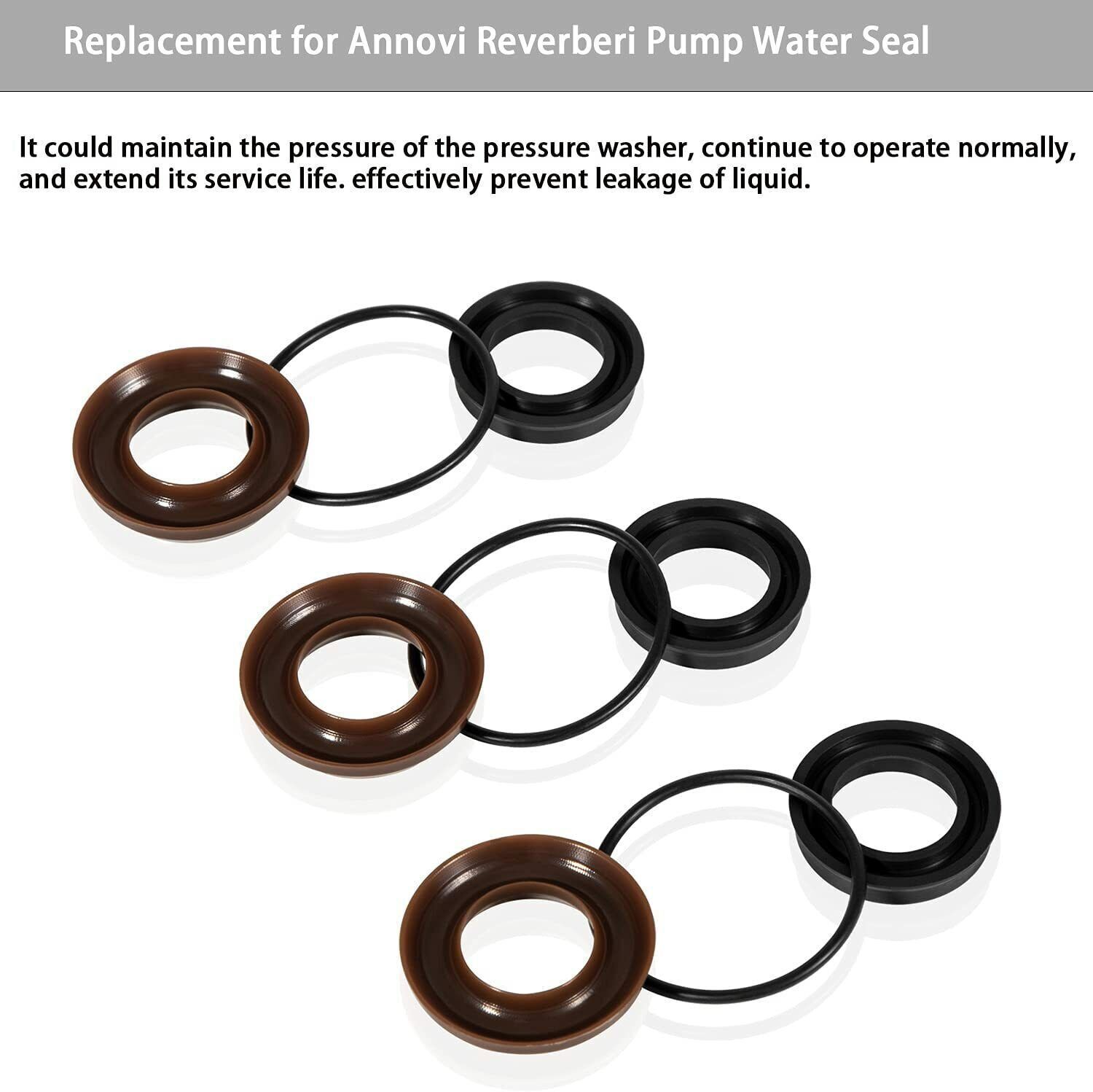 AR1857 18mm XR Seal Repair Kit for Annovi Reverberi Pump RK RKA RKV XRC XRA