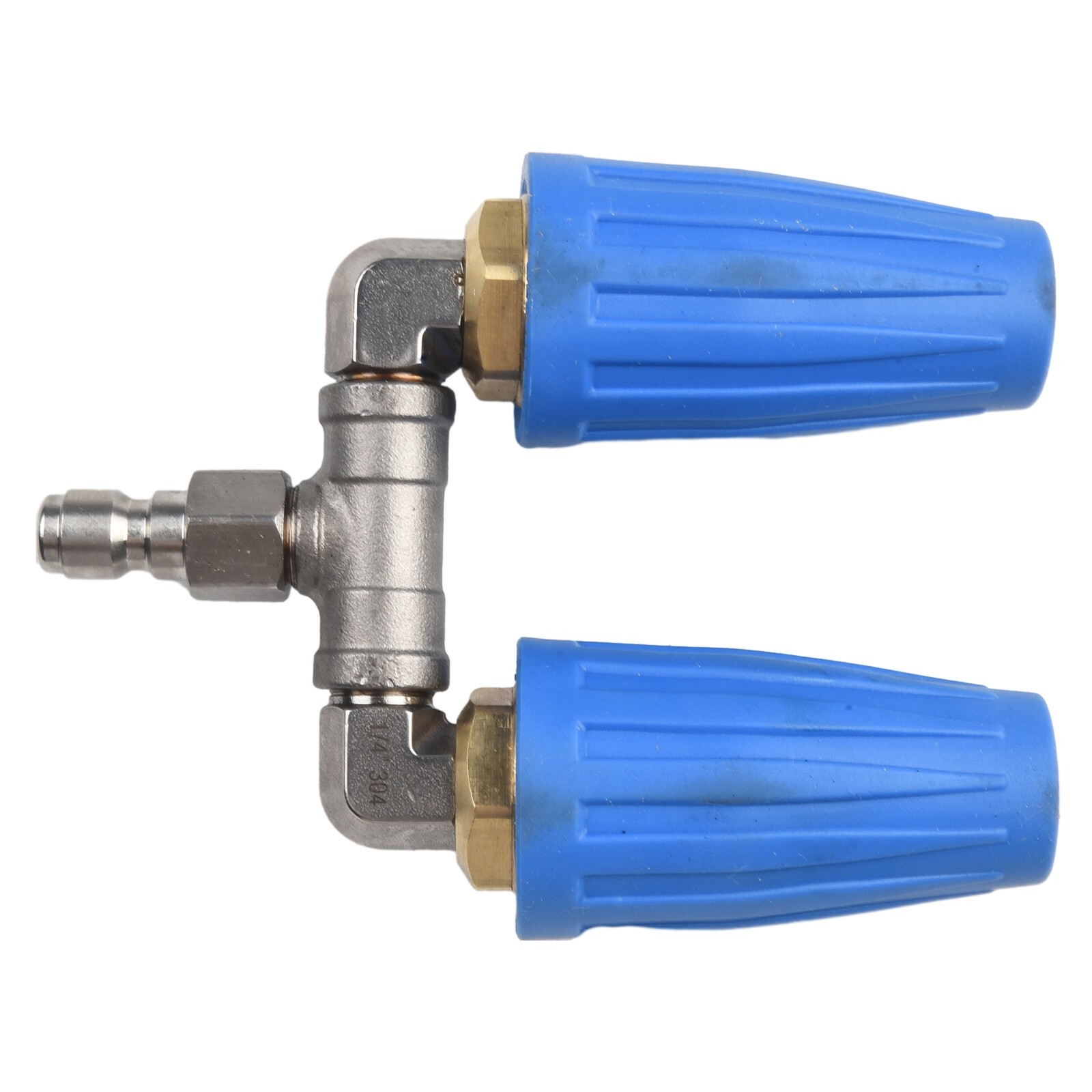 High-Pressure Washer Rotating Dual Turbo Nozzle Spray Tip1/4″ 4000PSI 4-6GPM