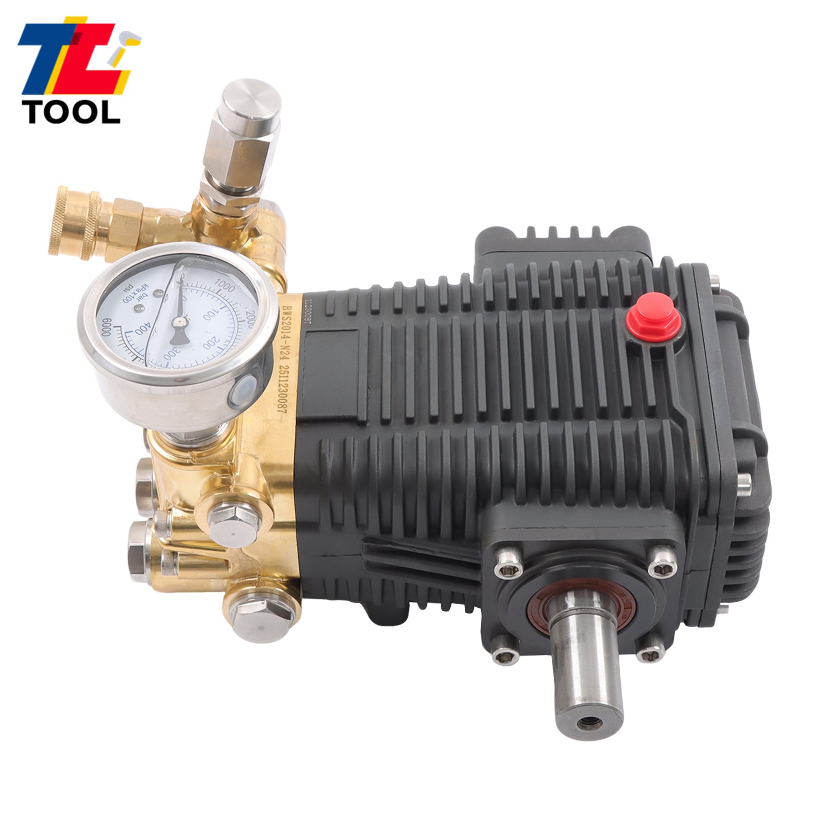 General Right Shaft 3500 PSI Pressure Washer Pump 4.5 HP Belt Drive 5.6 gpm