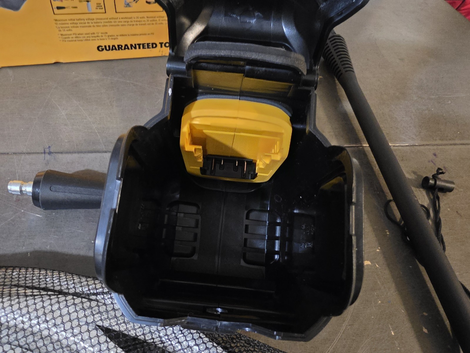 DEWALT 20V MAX 550 PSI Cold Water Power Cleaner (TOOL ONLY) DCPW550B