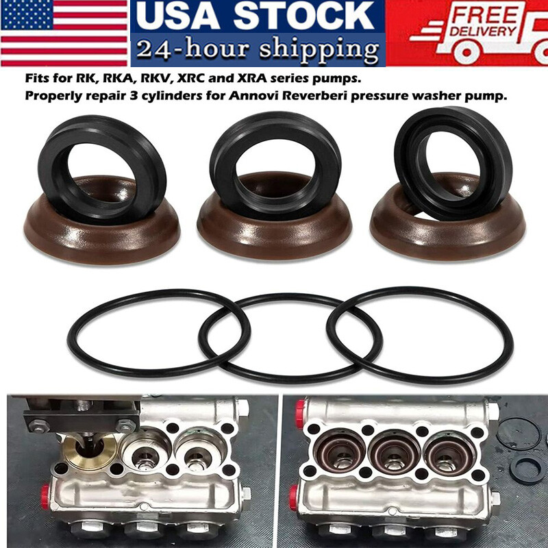 AR1857 Seal Packing Kit 18mm XR Annovi Reverberi RK RKA RKV Pressure Washer Pump
