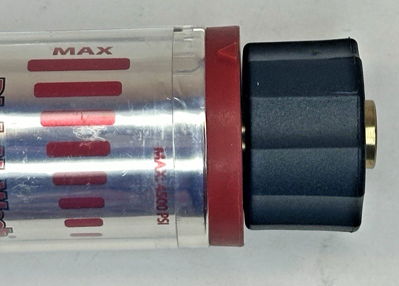 Adjustable Pressure Regulator 1000-4500 PSI MAX Univ Gas Washer Easy Connect