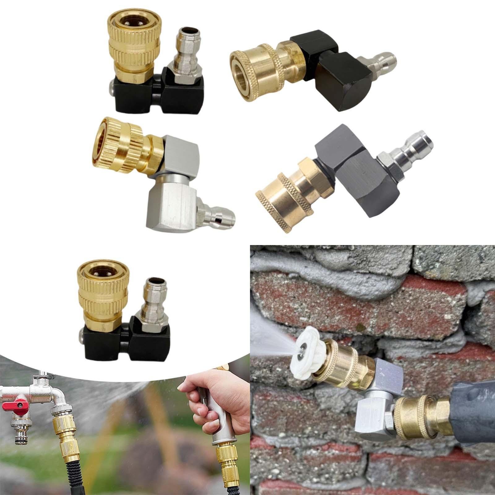 Pressure Washer Pivoting Coupler Replacements Sturdy 360 Degree Rotation