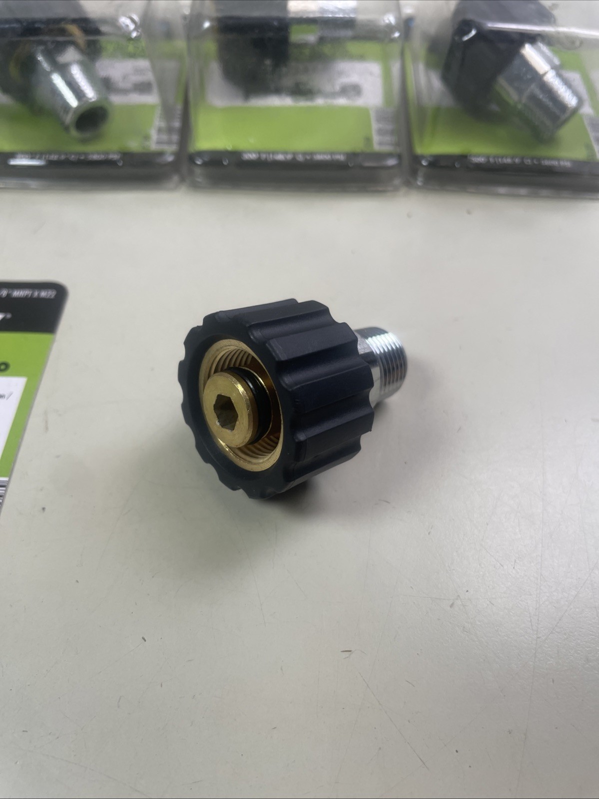 Forney 75109 5800 PSI 3/8” MNPT x M22 Screw Coupler Coupling (5 Pack)