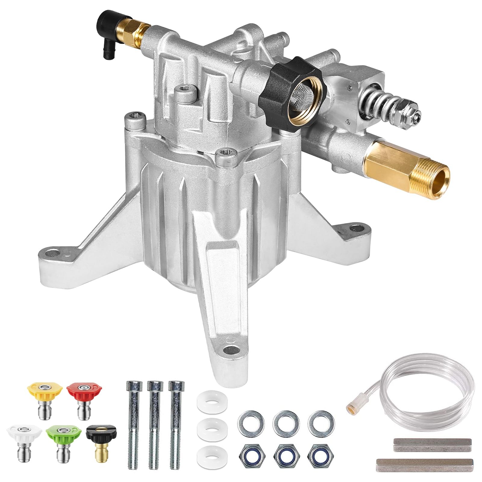 Pressure Washer Pump 7/8 Inch Shaft 3000 PSI 2.5 GPM Vertical Replacement For Ho