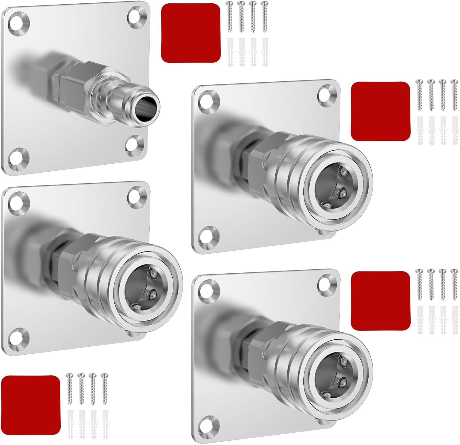 4 Pack Foam Cannon Holder Pressure Washer Holder 1/4 Inch Quick Connect