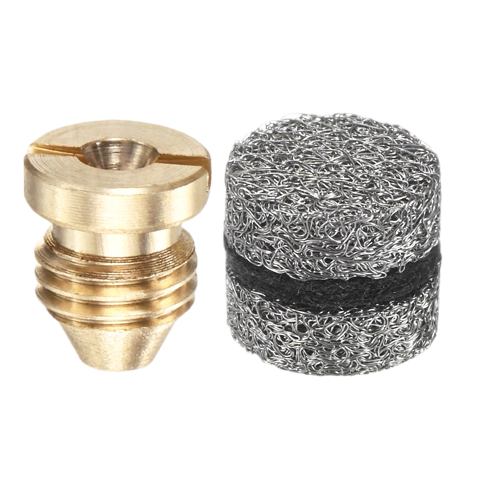1-Set 1.25mm Copper Orifice Foam Cannon Nozzle and Three Layer Foam Maker Meshes