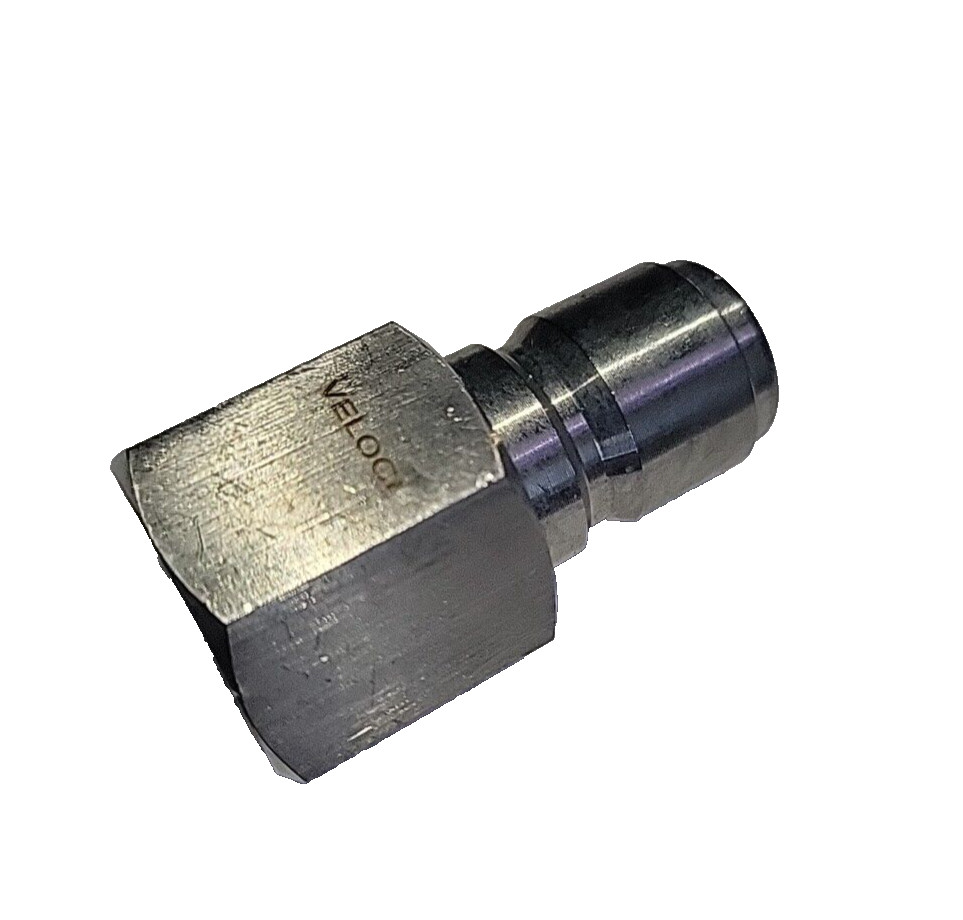 MTM 1/2 NPT -1/2 Female Quick Connect SS Plug Hydro Excavating 24.0083