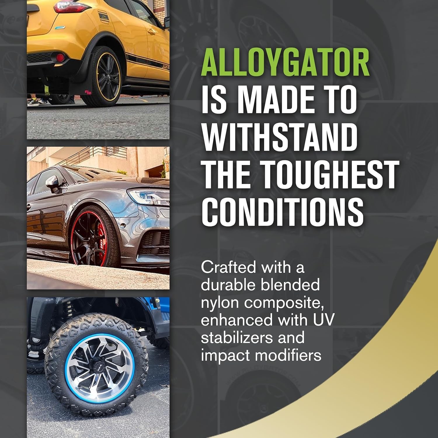 AlloyGator Purple Rim Protector for Car Wheels (Fits 12-24″ Wheel Diameter) – Pa