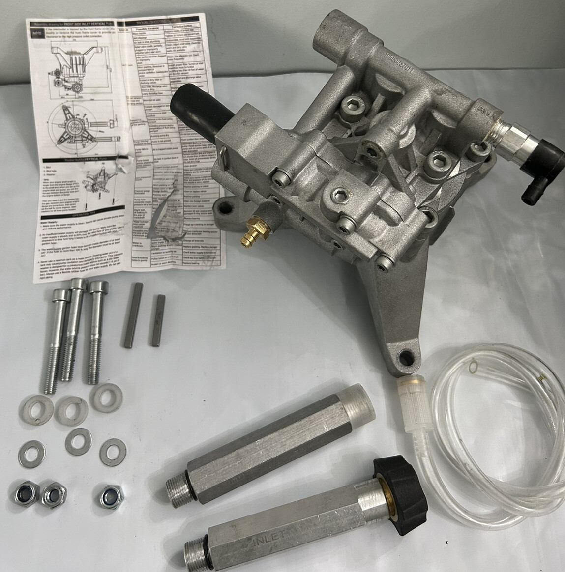 YAMATIC 7/8″ Shaft Vertical Replacement Pressure Washer Pump to 2500/170PCI/Bar