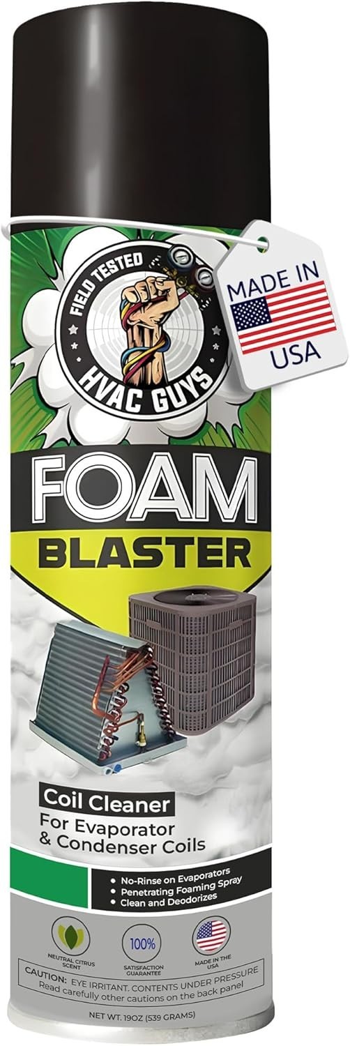 Foam Blaster AC Coil Cleaner Foam Spray | HVAC Coil Cleaner for AC Unit | Pro…