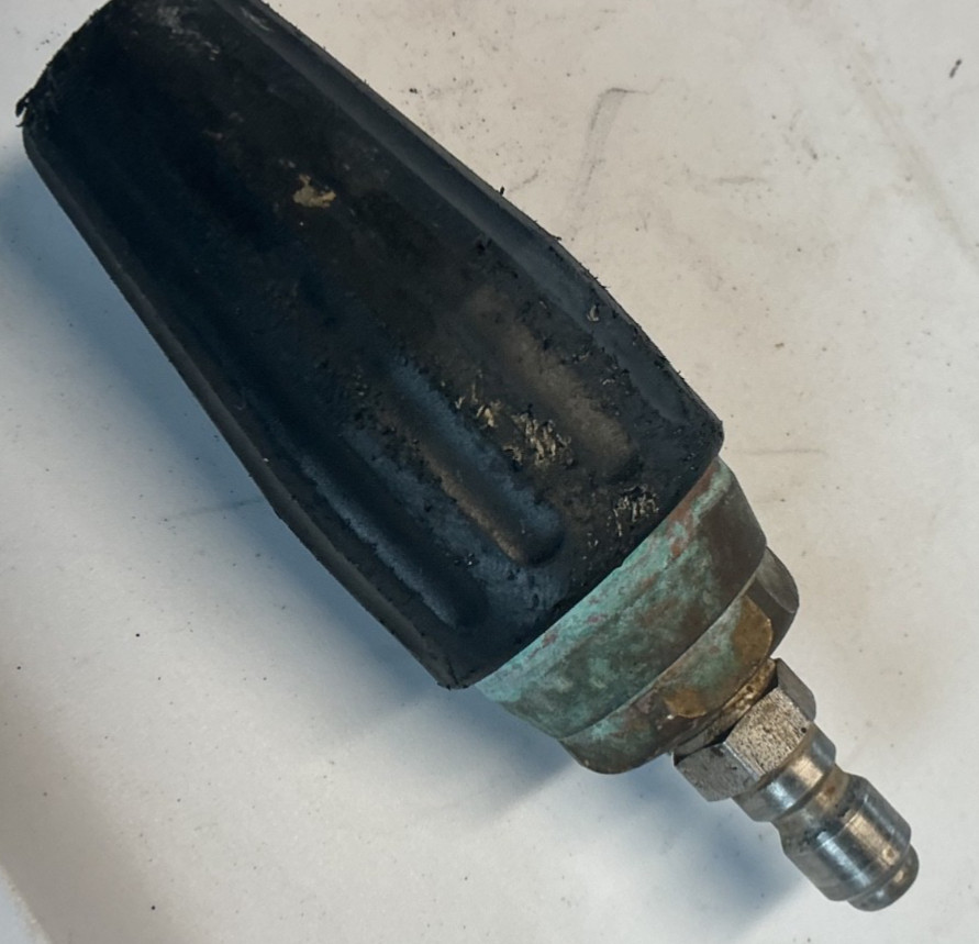 pressure washer rotating turbo nozzle max 3628 psi (used) 1/4 inch