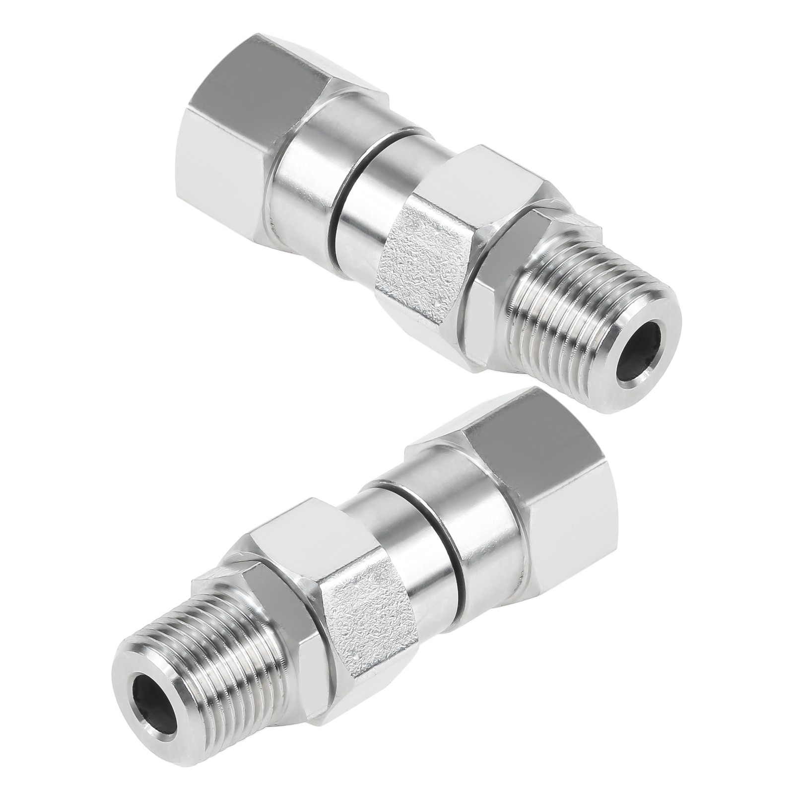 2Pcs Pressure Washer Swivel Joints 360 Degree Rotation Smart Design Fitting