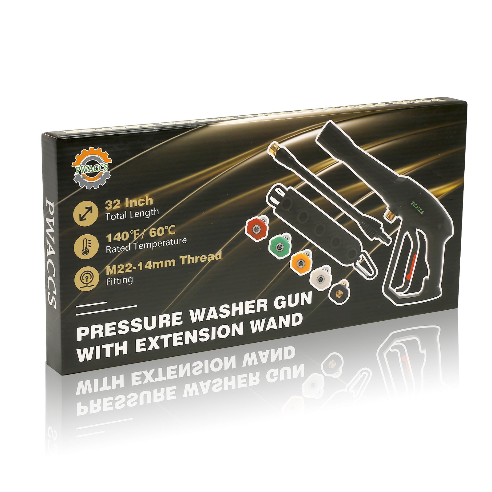 Pressure Washer Gun Replacement with Extension Wand Kit Power Washing Trigger