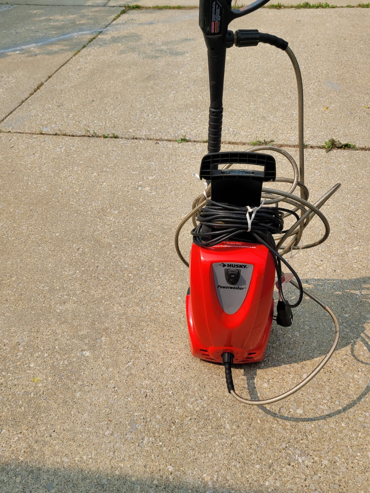 Electric Power Washer.Husky 1600 PSI