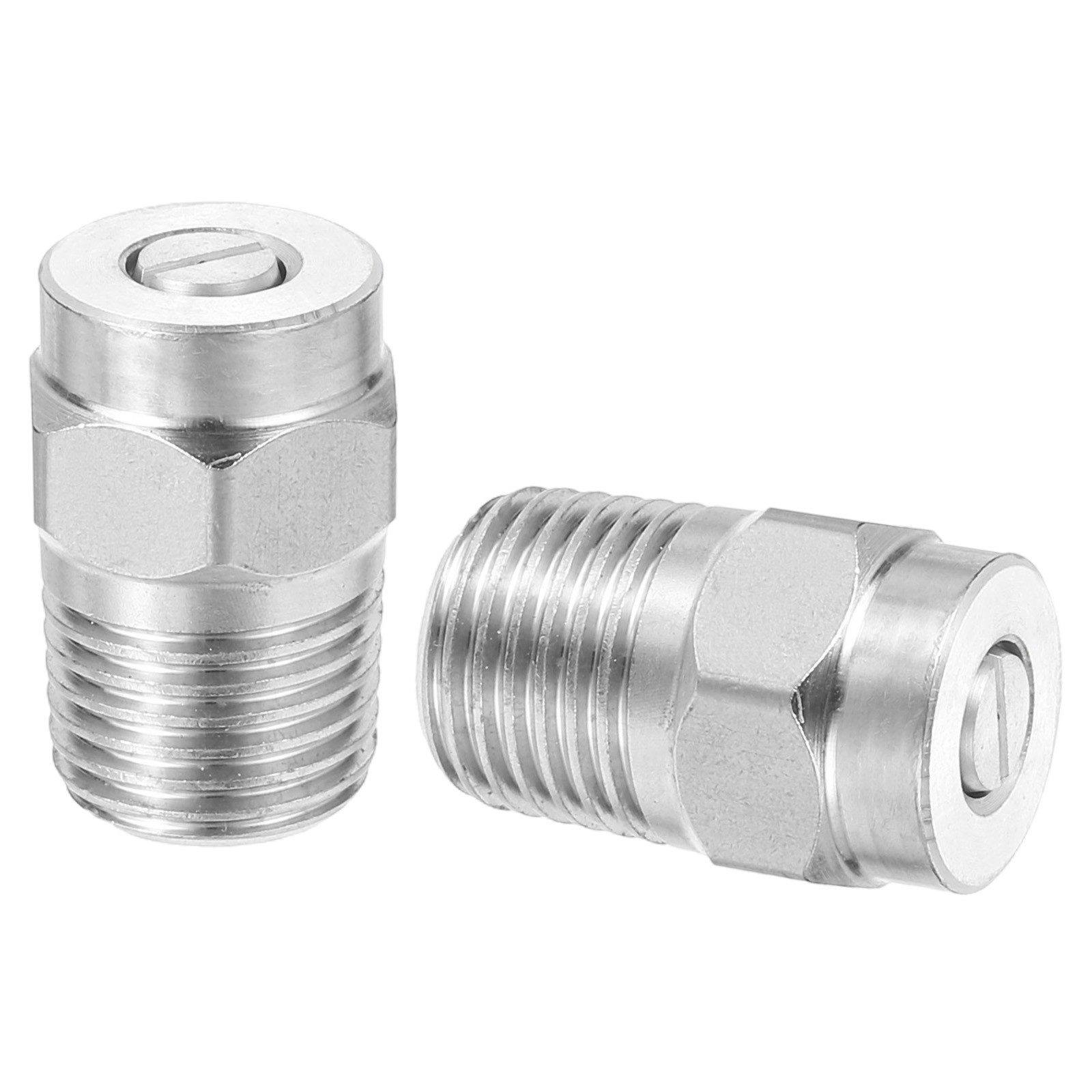 2Pcs 1/4 Inch NPT Male Pressure Washer Nozzle 030 ORIFICE 40 DEGREE Nozzles Tips