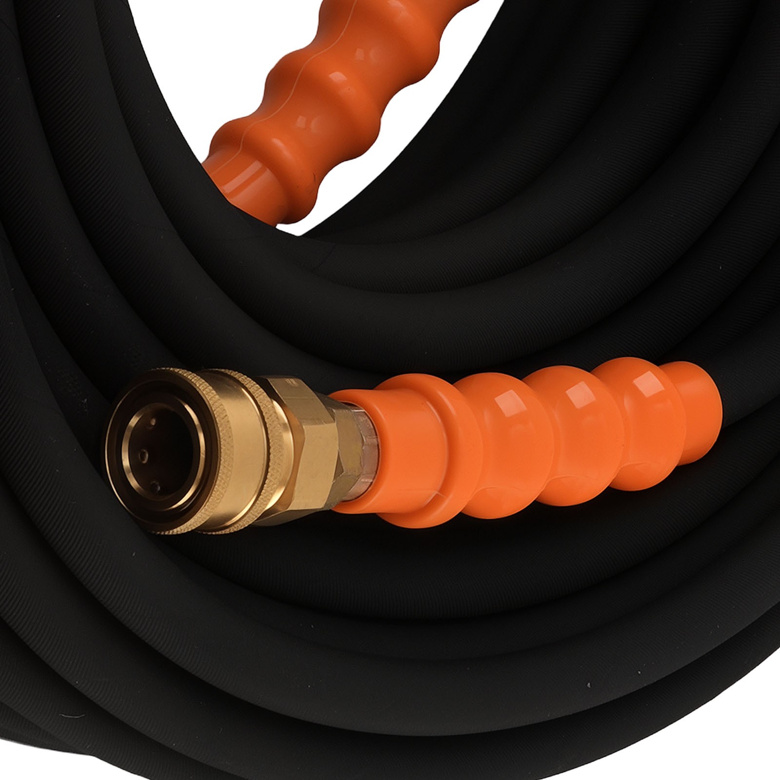 150FT 1/4″ 4200PSI Pressure Washer Hose Steel Wire Braided Hot Cold Water Rated