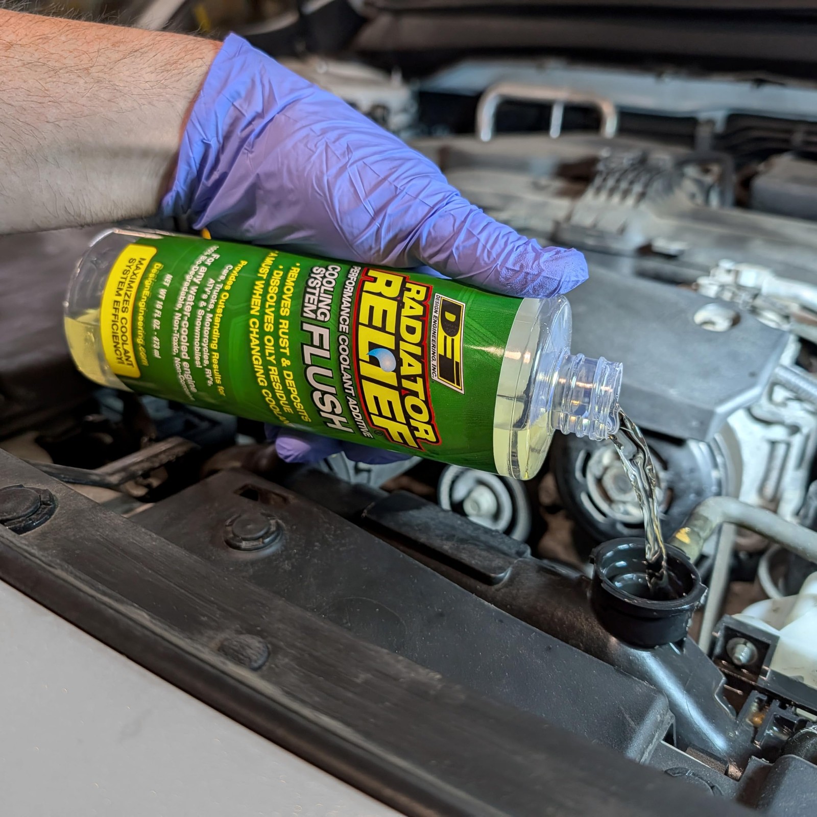 Radiator Cooling System Flush 16 oz – Engine Radiator Cleaner and Cooling Sys…
