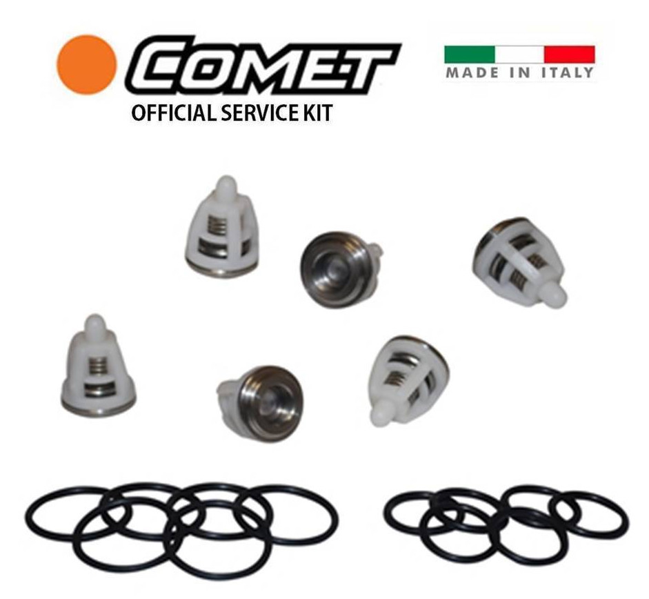 COMET PUMP 5025.0030.00 PRESSURE WASHER PUMP VALVE KIT AWD, BWD and ZWD-K PUMPS