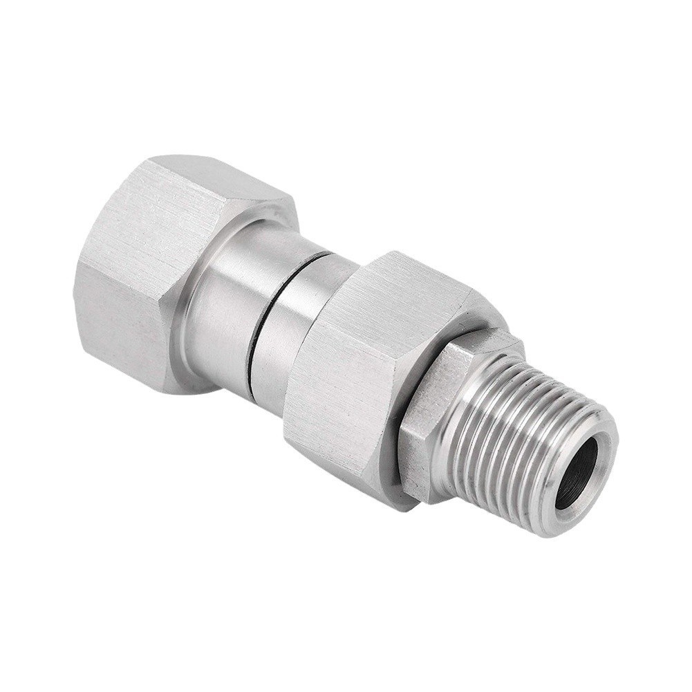 Pressure Washer Swivel Connector Stainless Steel 360 Rotation Up to 4000 PSI