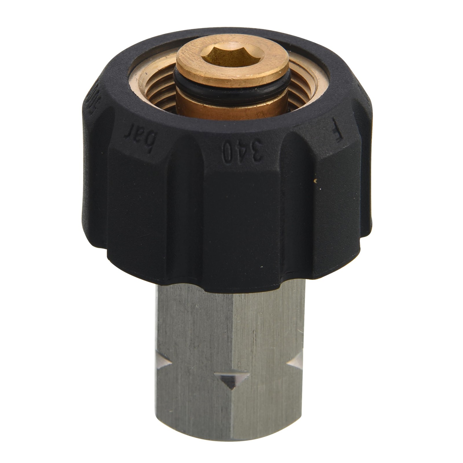 Pressure Washer Adapter M22 Female To 3/8 Inch Female NPT Fitting 4500 PSI
