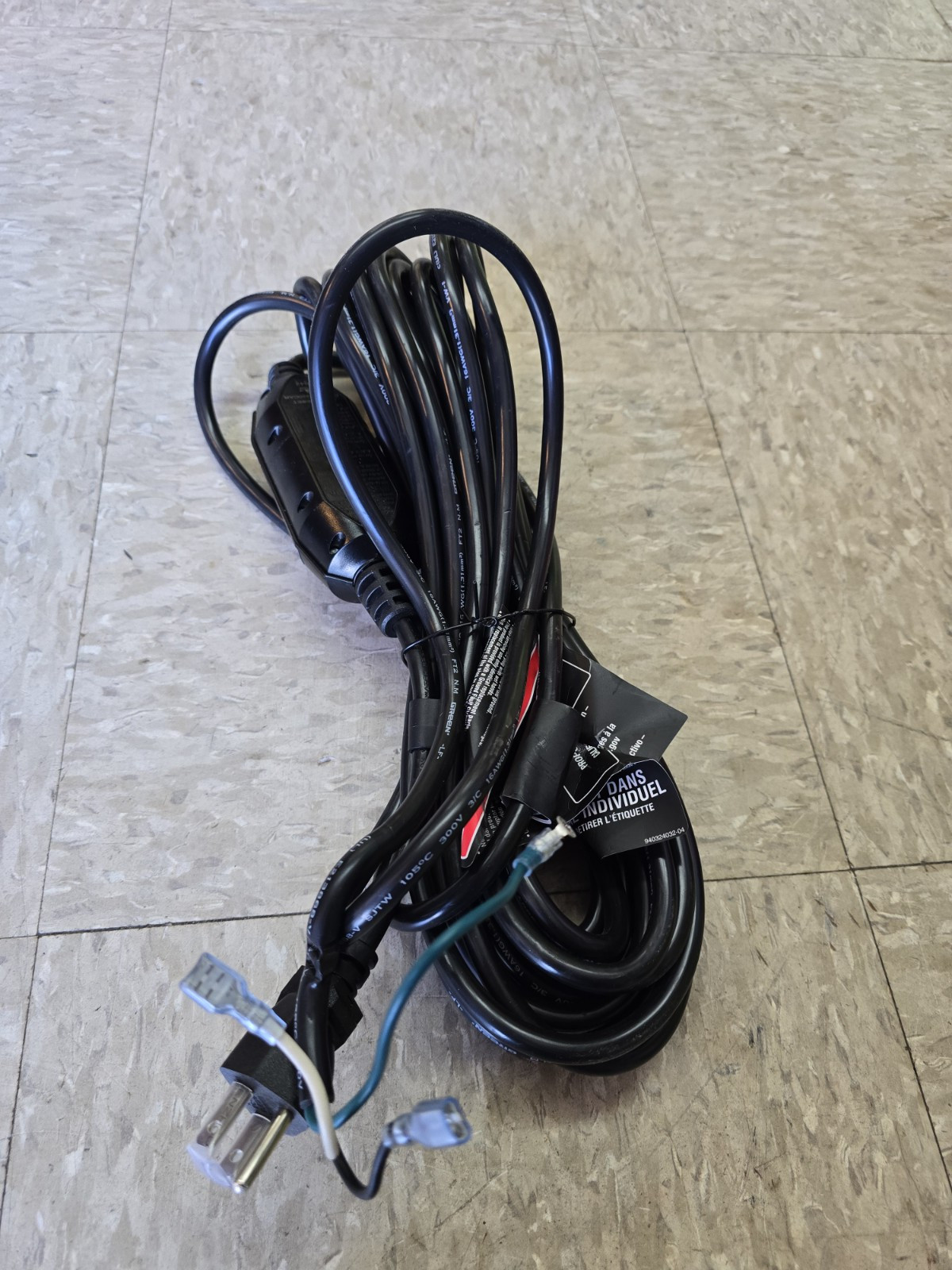 Genuine Part Power Cord Assy For Ryobi RY142711 2700PSI Pressure Washer