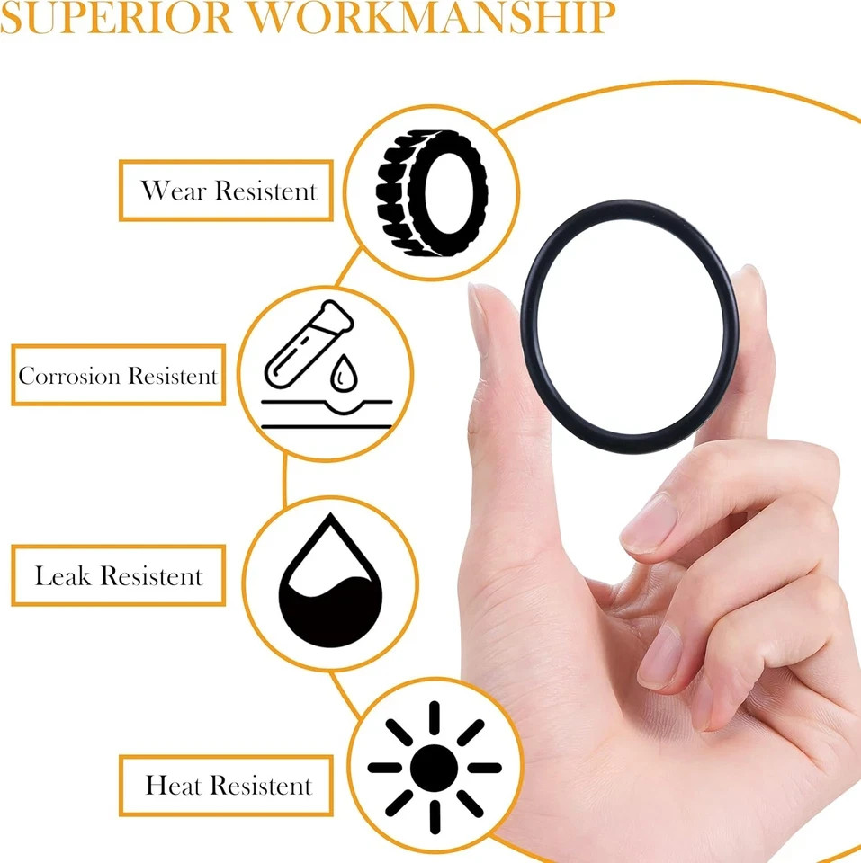 High Pressure Washer O Ring Kit, Replacement Rubber Ring for Power Washer, Gener