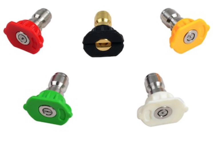 Pressure Washer 5 Pcs Nozzle Spray Tips 1600-4500 PSI Gas-Electric Fits Most OEM