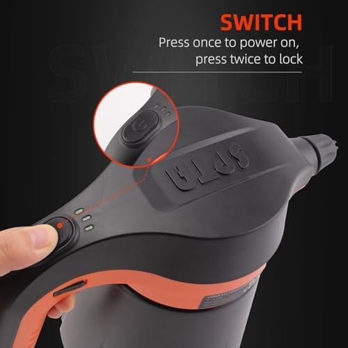 Electric Foam Sprayer 2.25L, Cordless Car Wash Pressure Washer with 500ML Shampo