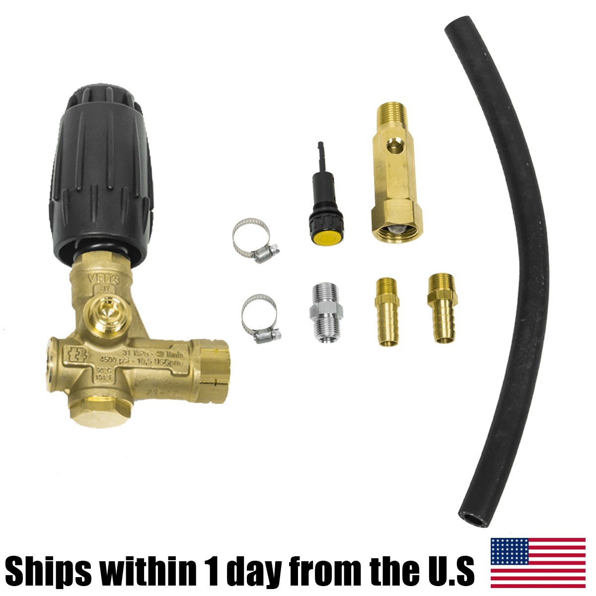 Unloader Valve VRT3-310-BPKG Annovi Reverberi AR 4500 PSI Pressure Washer Pump