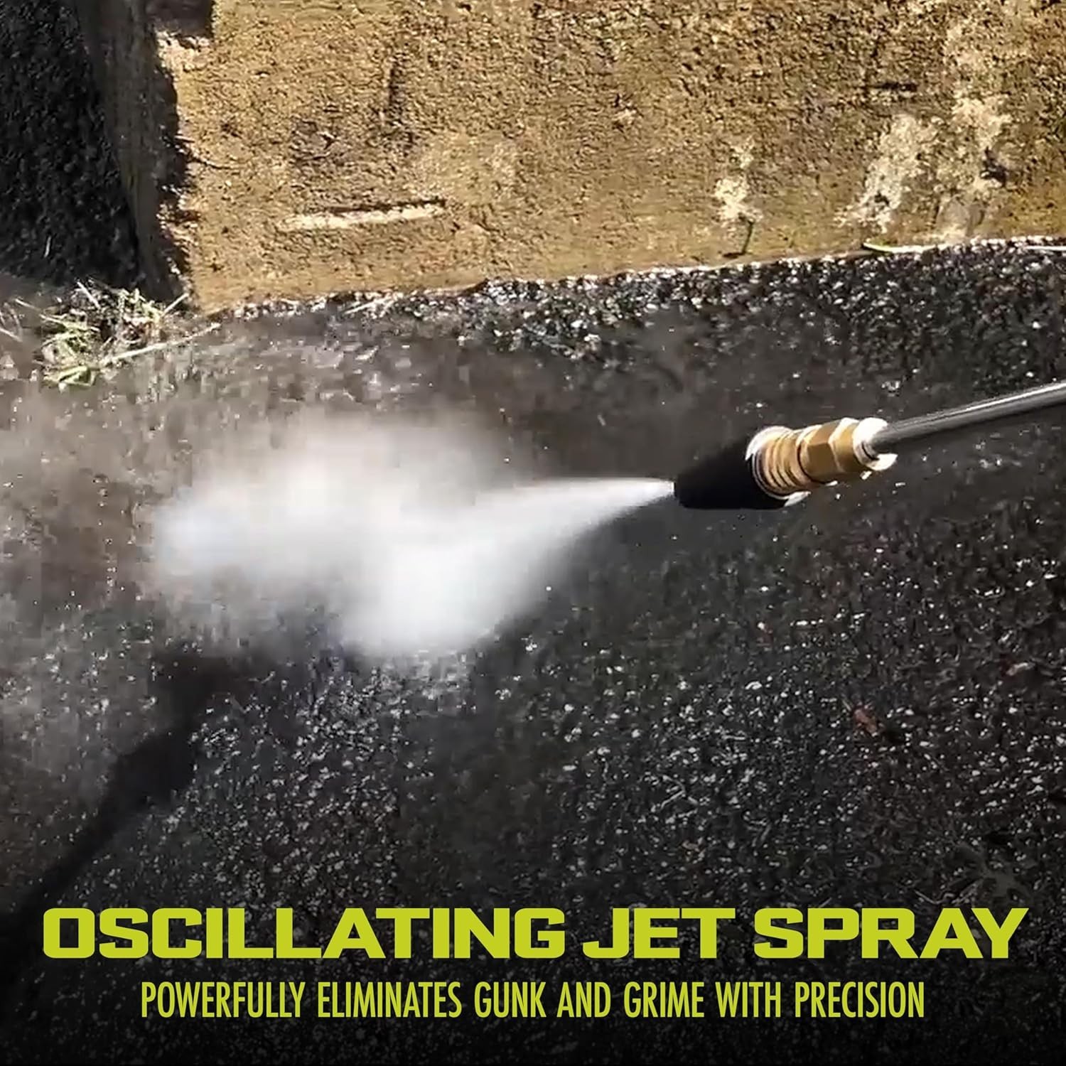 Effortless Cleaning with 1/4-Inch Turbo Spray Nozzle for Pressure Washers