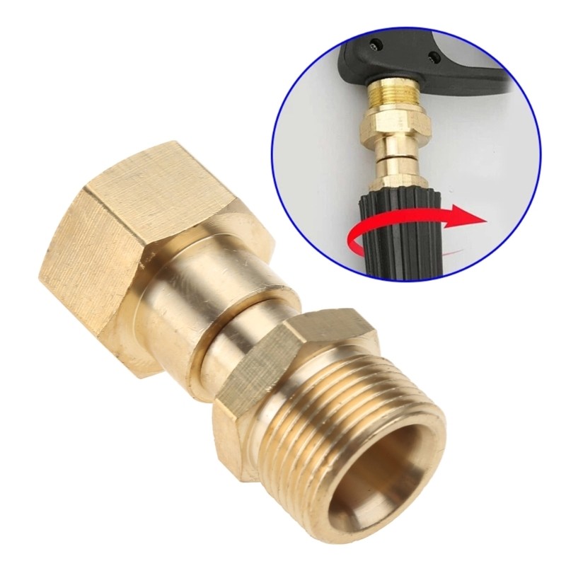 Rotating Hose Adapter M22 Fitting 360 Degree Rotation Washer Outlet Adapter
