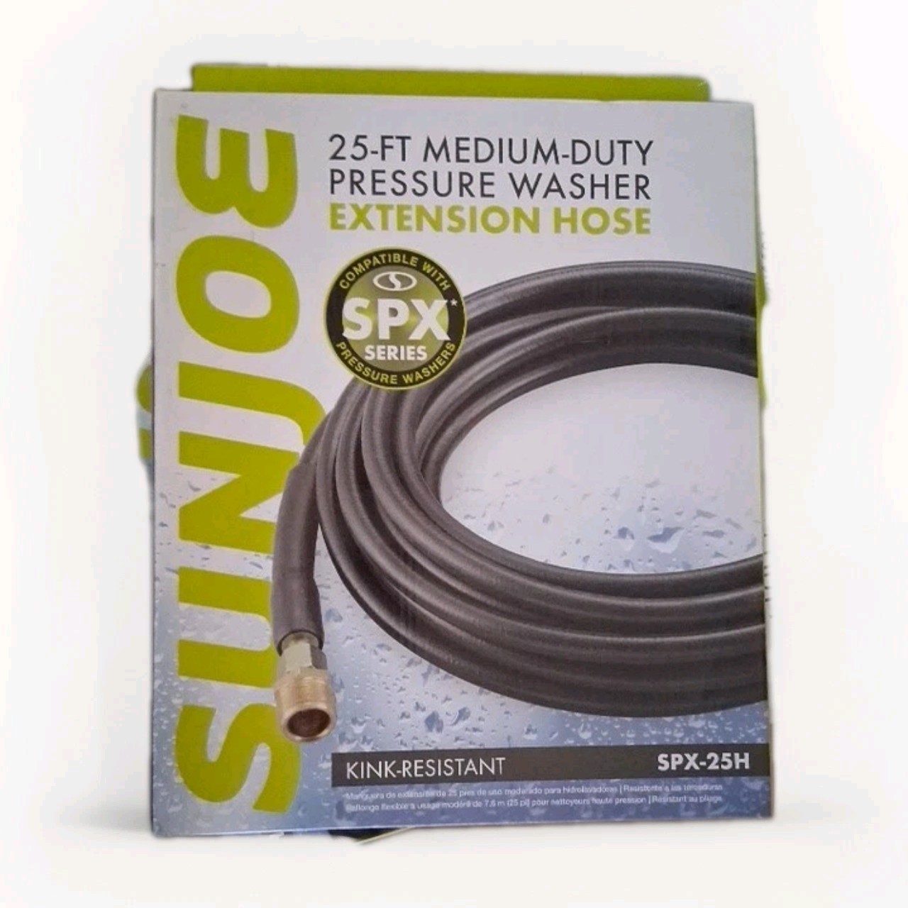 Heavy Duty 1/4″ x 25FT Pressure Washer Extension Hose for Sun Joe SPX 25H