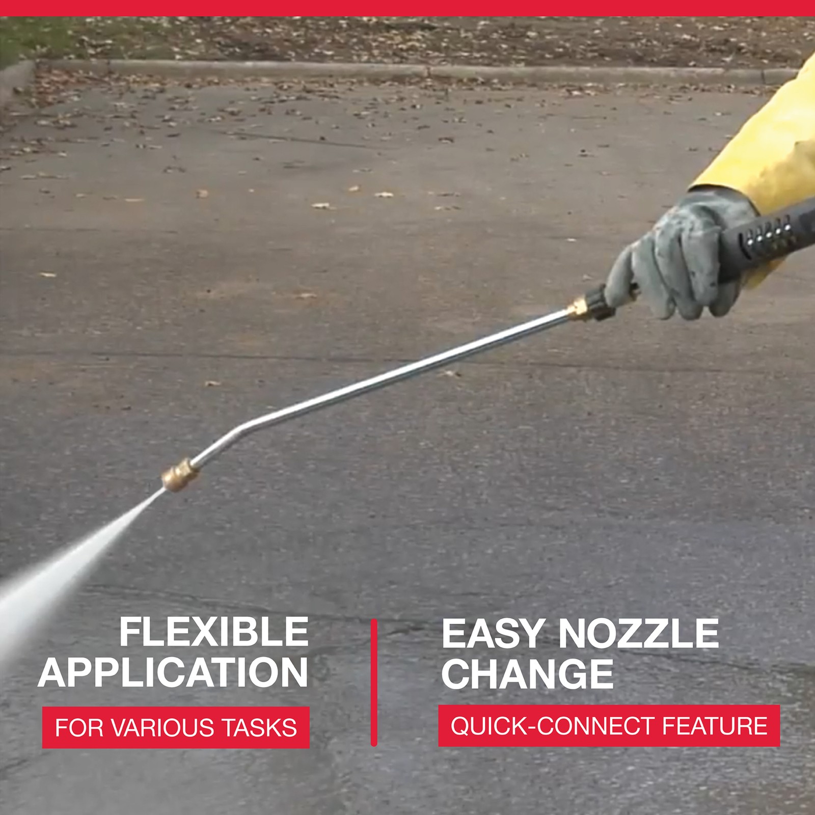 NorthStar Pressure Washer Lance, 4000 PSI, 12 GPM, 18.5in.L