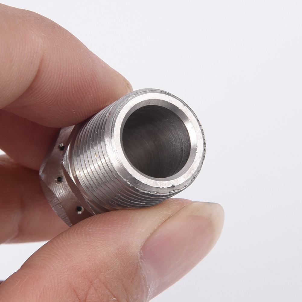 Washer Nozzle Cleaner Sewer Head Hose Drain 3/8BSP Male Steel Brass Rustproof