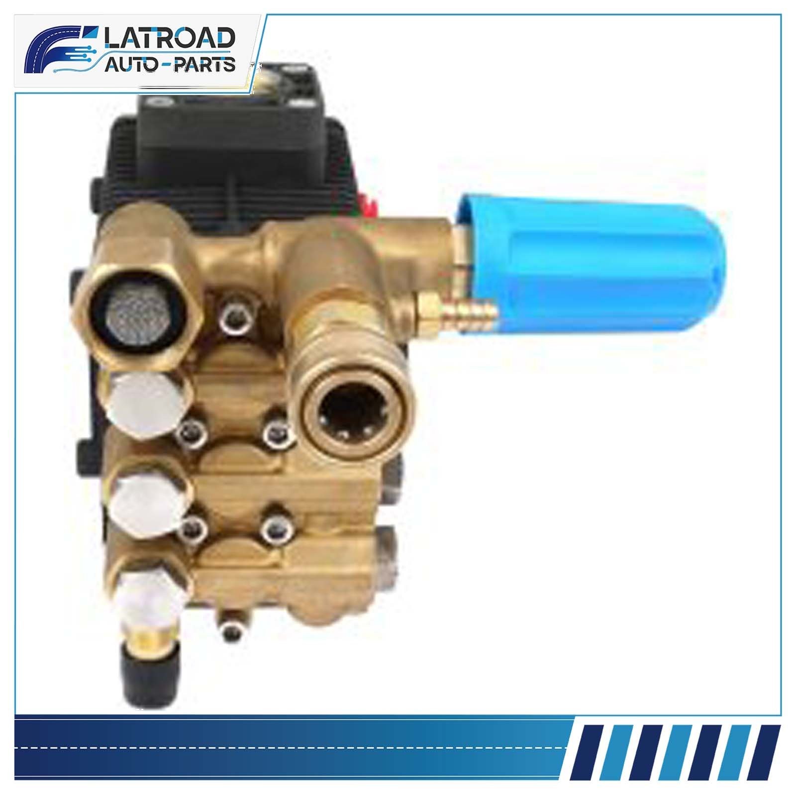 ✅2200psi-3000psi 2.5GPM 3/4″ PRESSURE WASHER PUMP Fit For 5.5hp/6.5hp/7hp engine
