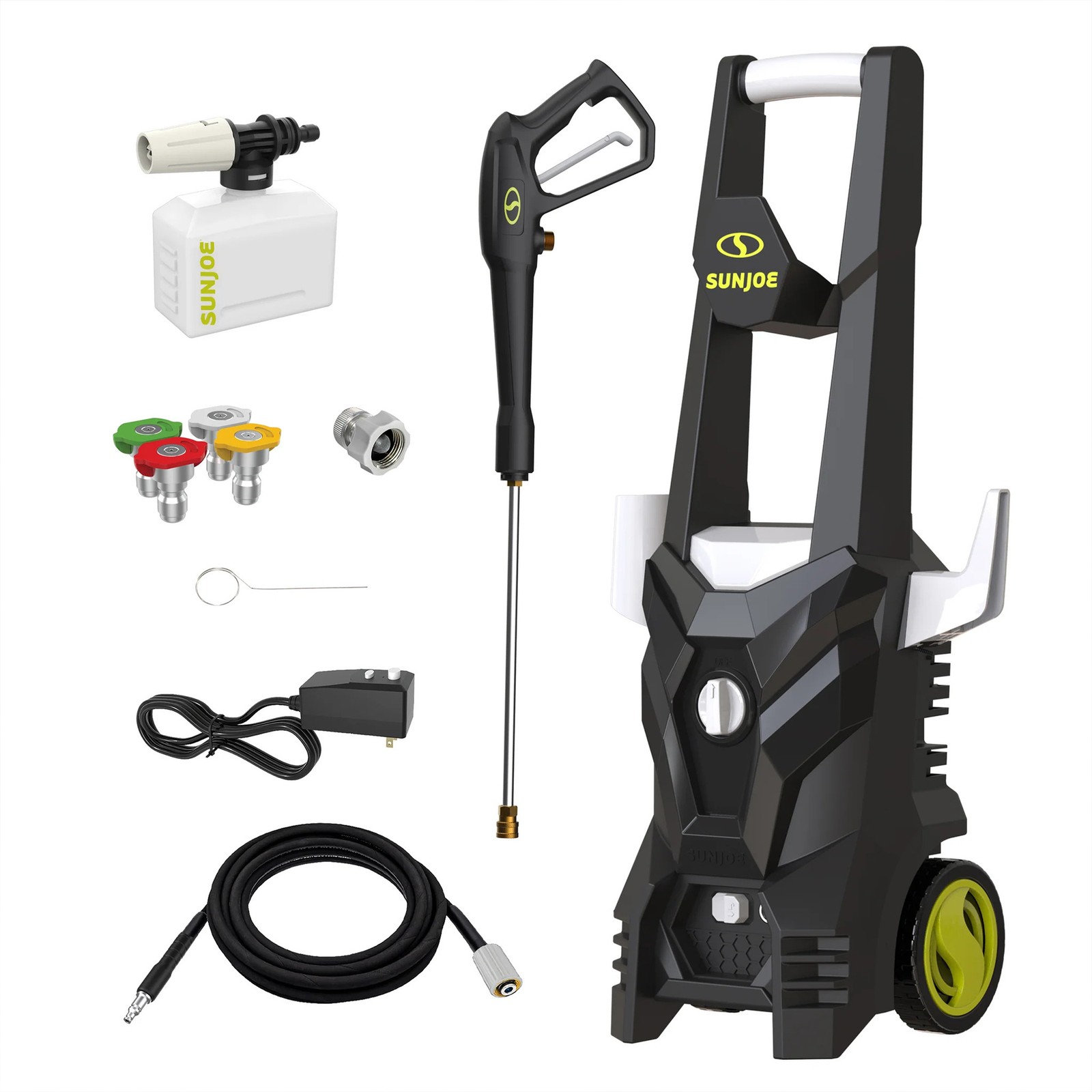 Sun Joe SPX100-GO 1300 Electric Pressure Washer | Portable, Lightweight