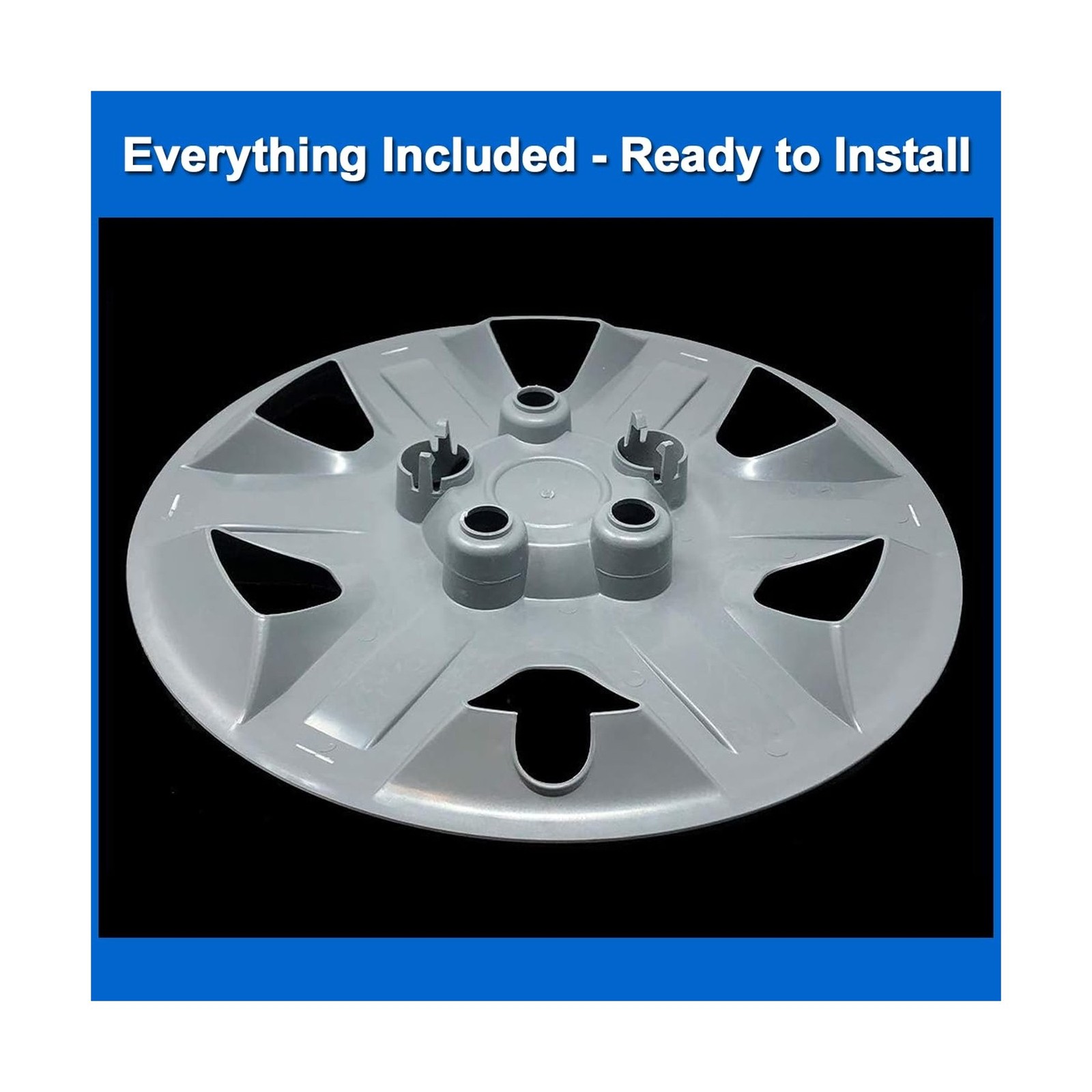 Premium Replica Hubcap Set, Fits Dodge Caravan 2008-2013, Replacement 16-inch…