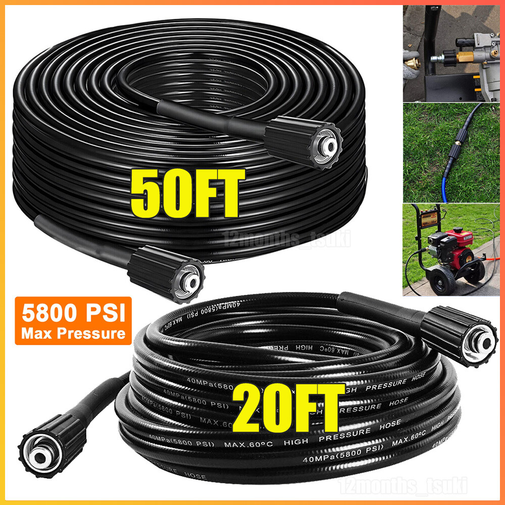 High Pressure Washer Hose Heavy Duty M22 Jet Power Washer Hose Extension Hose