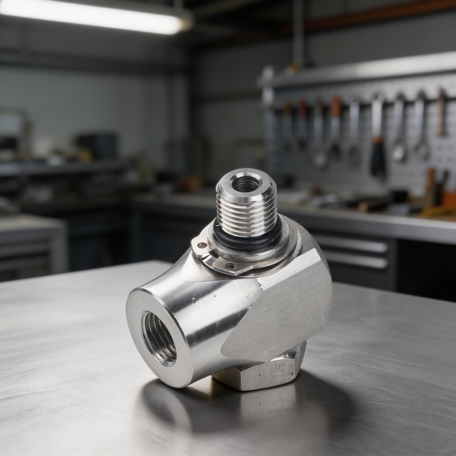 304 SS 360 Degree Swivel Joint for High Pressure Car Wash Arm 4050 PSI Rating