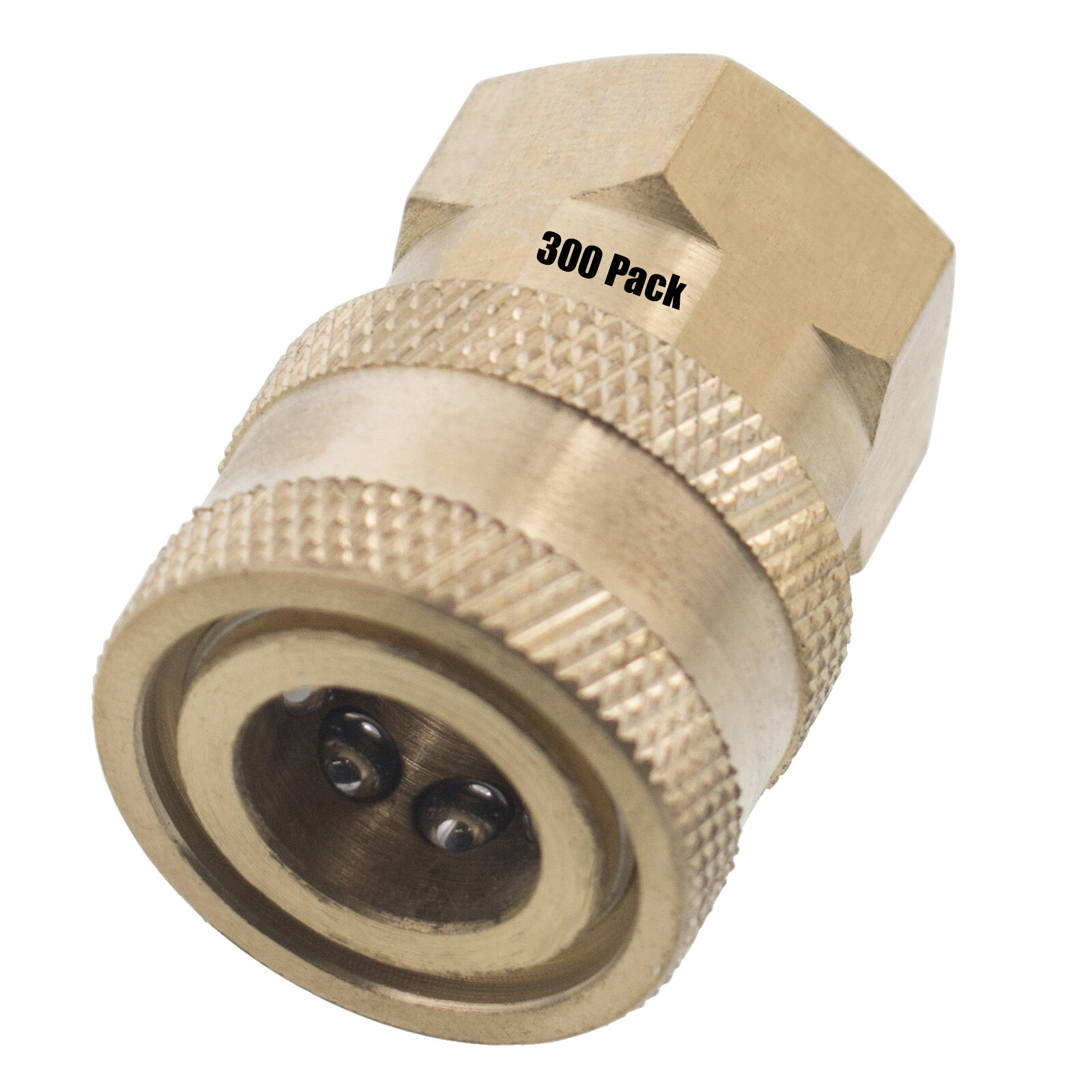 (300) 1/4″ FPT Female Brass Socket Quick Connect Coupler Pressure Washer Nozzle