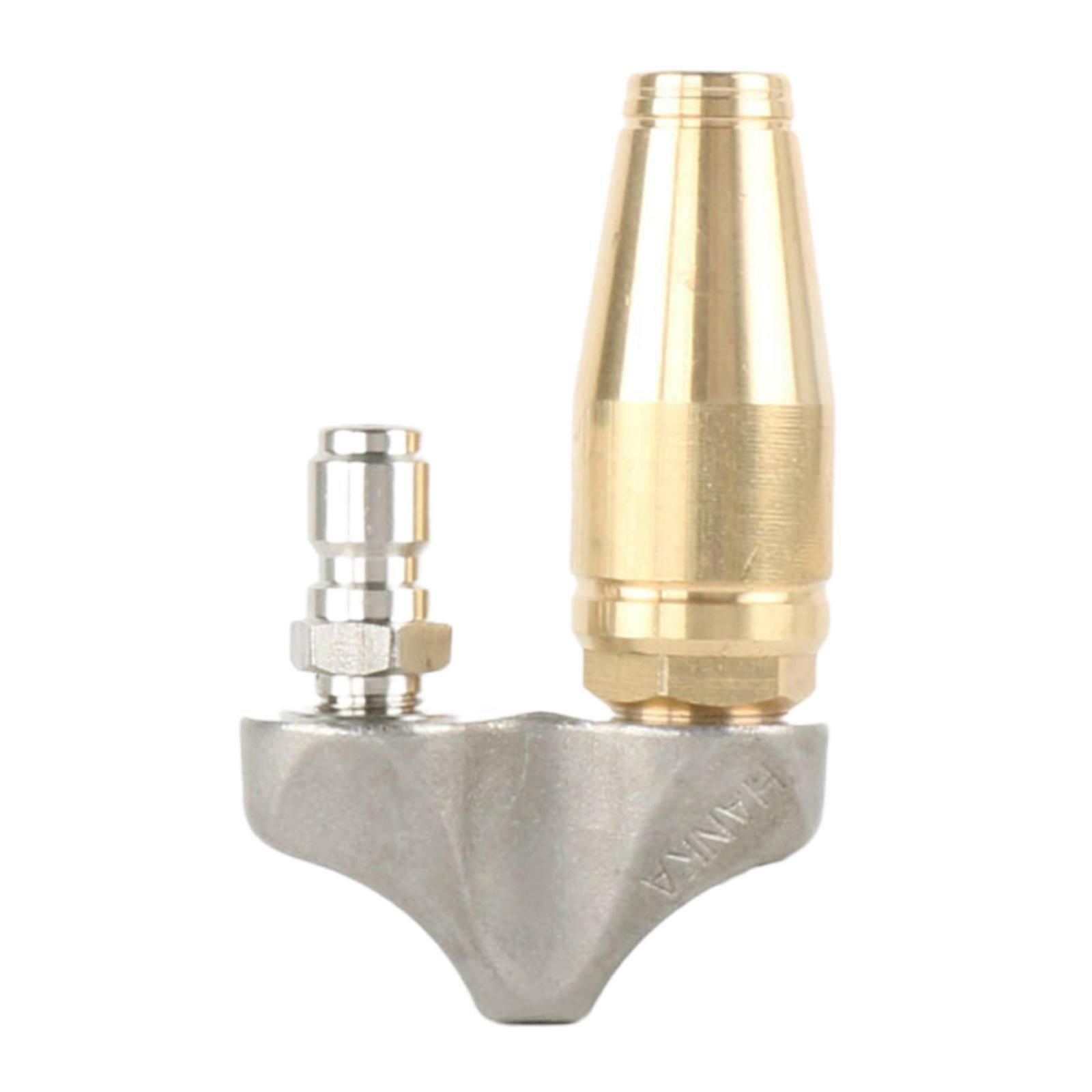 1/4″ 3/8″ 1pc Reverse Turbine Sewer Jet Nozzle For Pressure Washer Cleaning