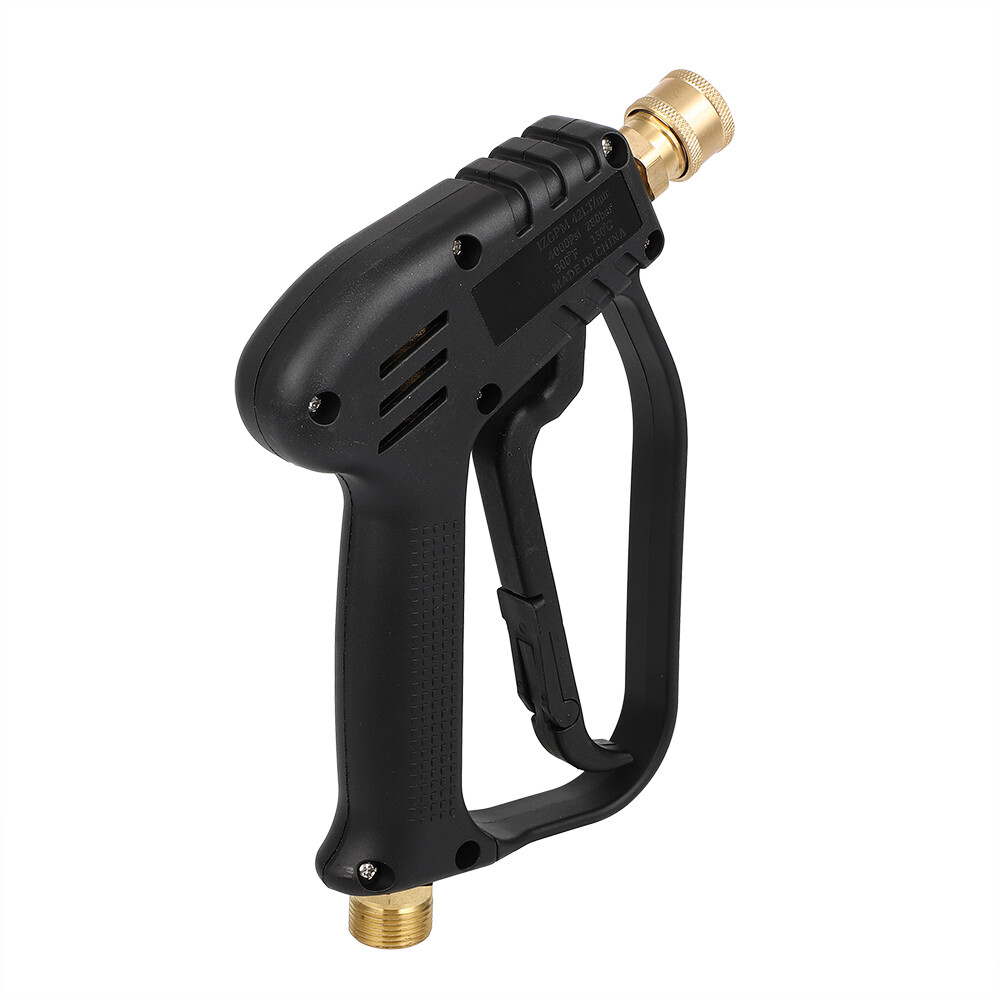 Short Pressure Washer Gun w/M22-14mm Inlet Stubby High Pressure Handle Gun New