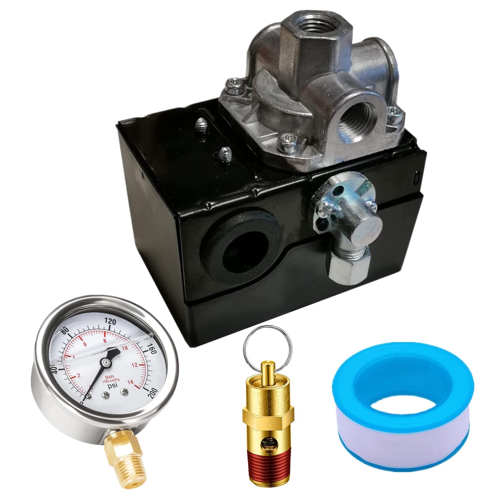 23474653-A Pressure Switch For I-R Parts 145/175 PSI Air Compressor Female 4-POR