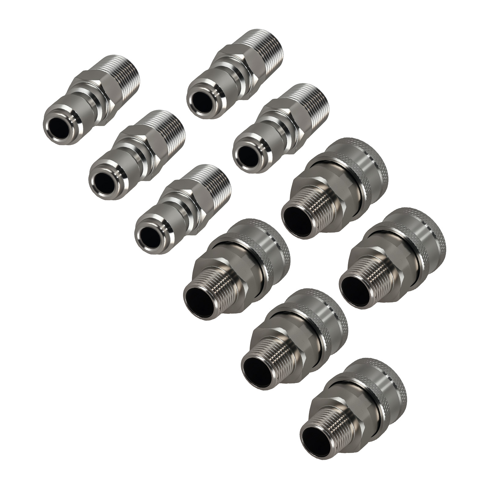 3/8″ NPT Pressure Washer Coupler Quick Connect Adapter Plug Socket Stainless
