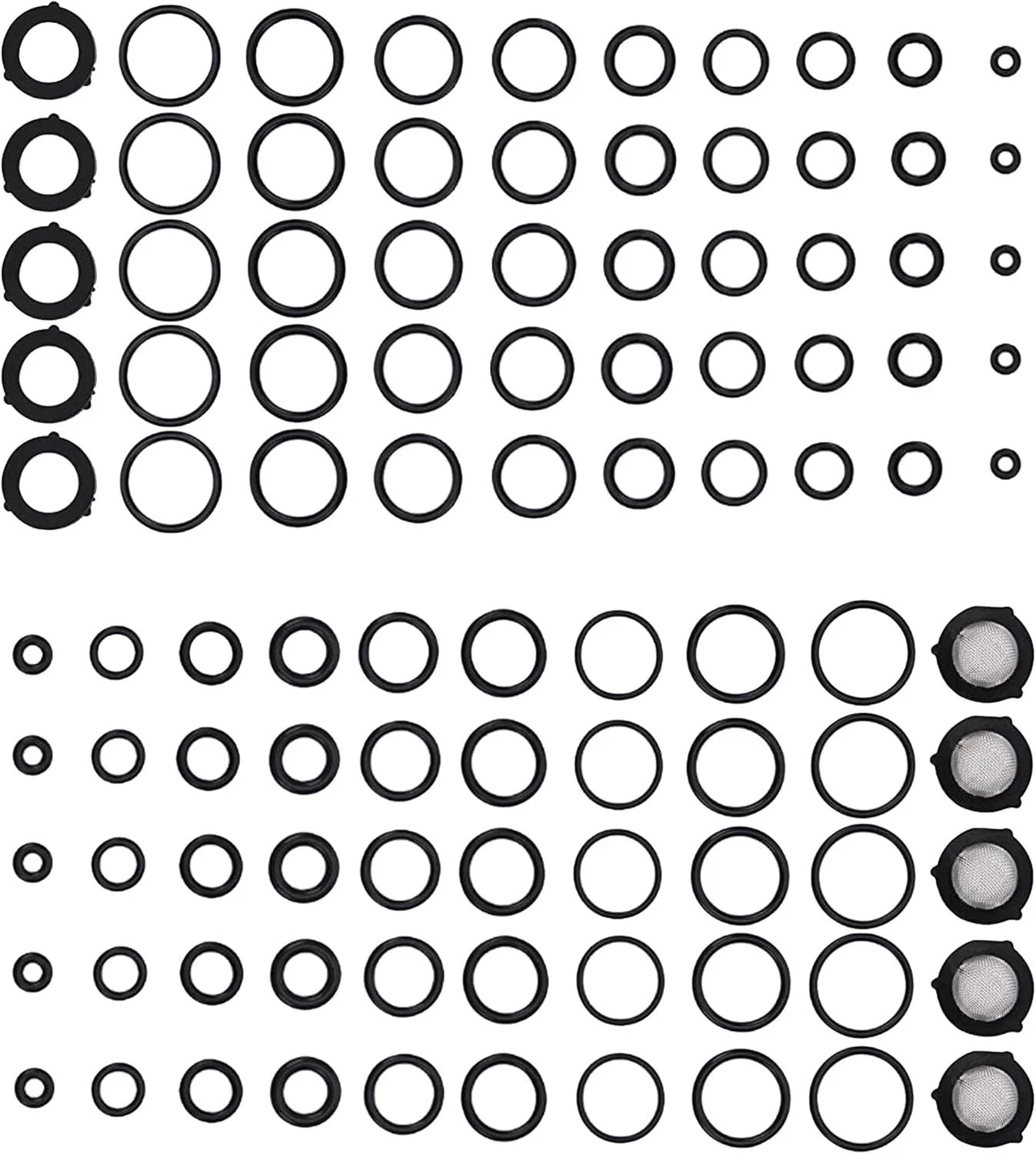 High Pressure Washer O Ring Kit, Replacement Rubber Ring for Power Washer